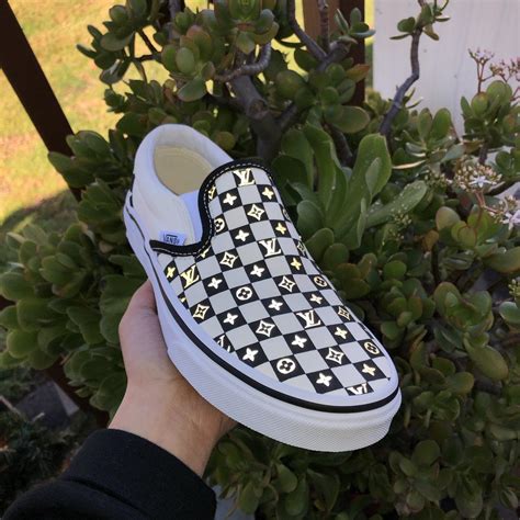 louis vuitton yellow vans